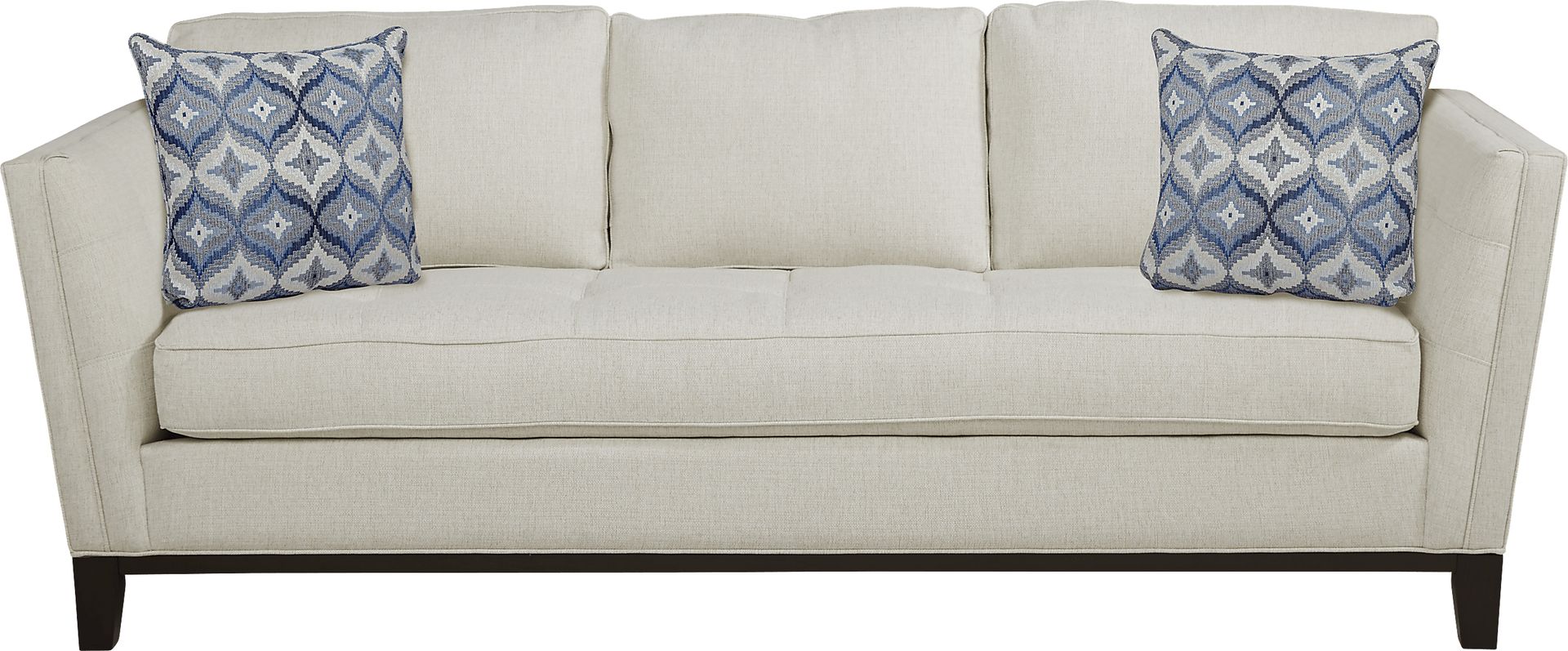 Cindy Crawford Home Central Boulevard Off-White Textured Gel Foam Sleeper - Image 1