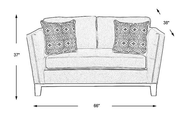 Dimension Image. Please refer to the Dimension Tab on this page for dimension details.