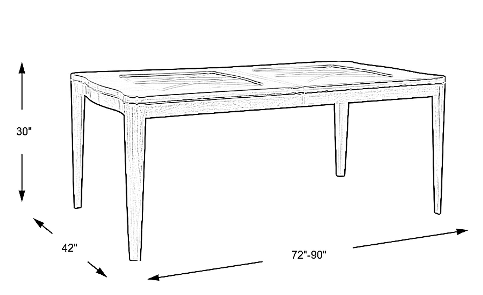 Dimension Image. Please refer to the Dimension Tab on this page for dimension details.