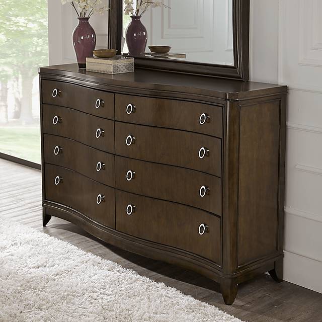Cindy Crawford Home Chateau Brown 7 Pc Queen Panel Bedroom - Thumbnail - Image 5