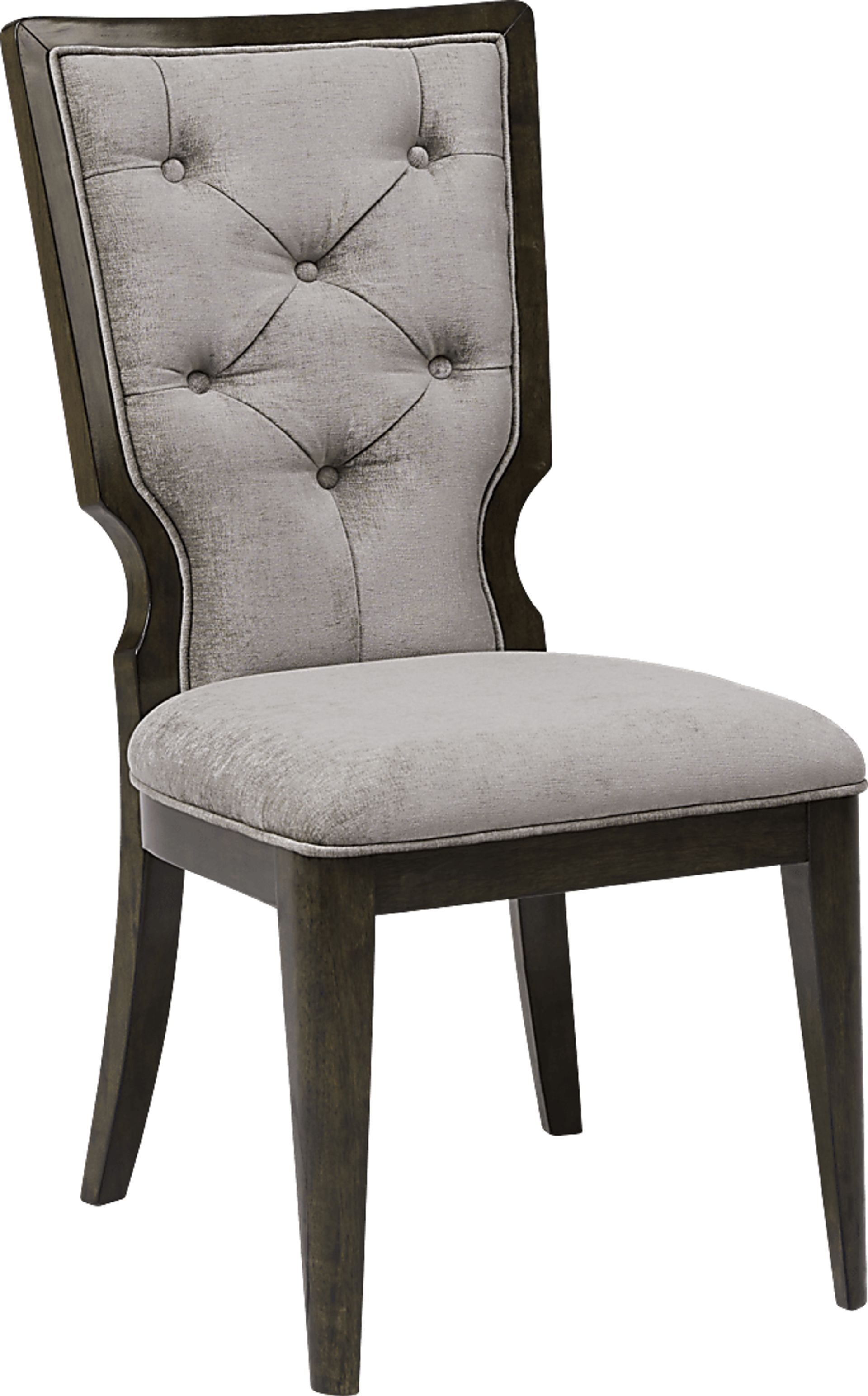 Cindy Crawford Home Chateau Brown Side Chair - Image 1