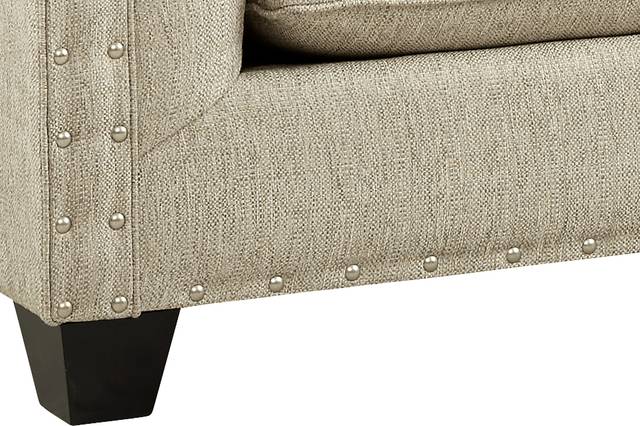 Cindy Crawford Home Chelsea Hills Beige Chair - Thumbnail - Image 2