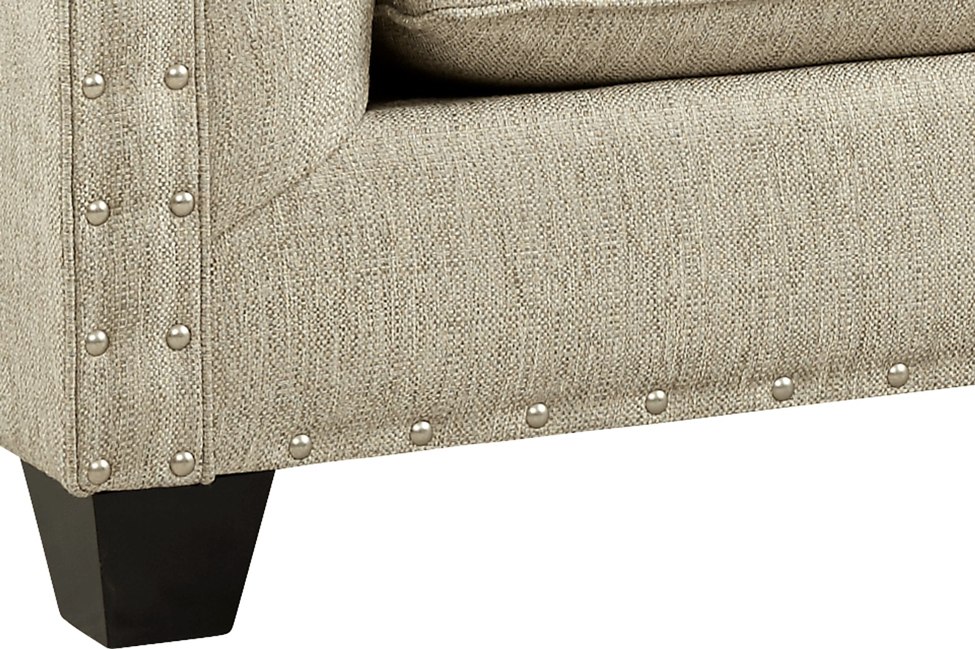Cindy Crawford Home Chelsea Hills Beige Chair - Image 2