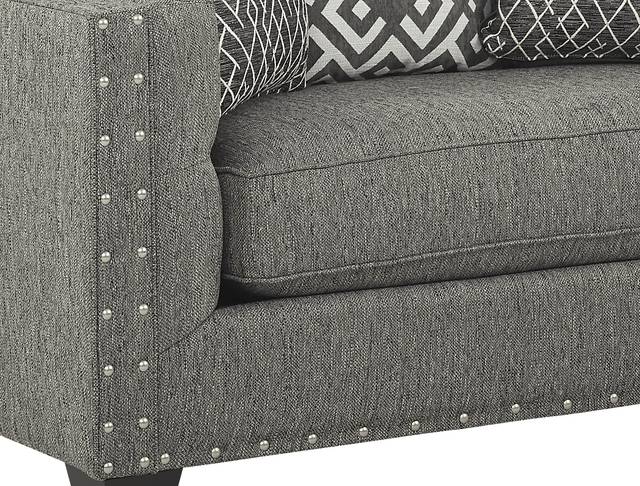 Cindy Crawford Home Chelsea Hills Gray Chair - Thumbnail - Image 4