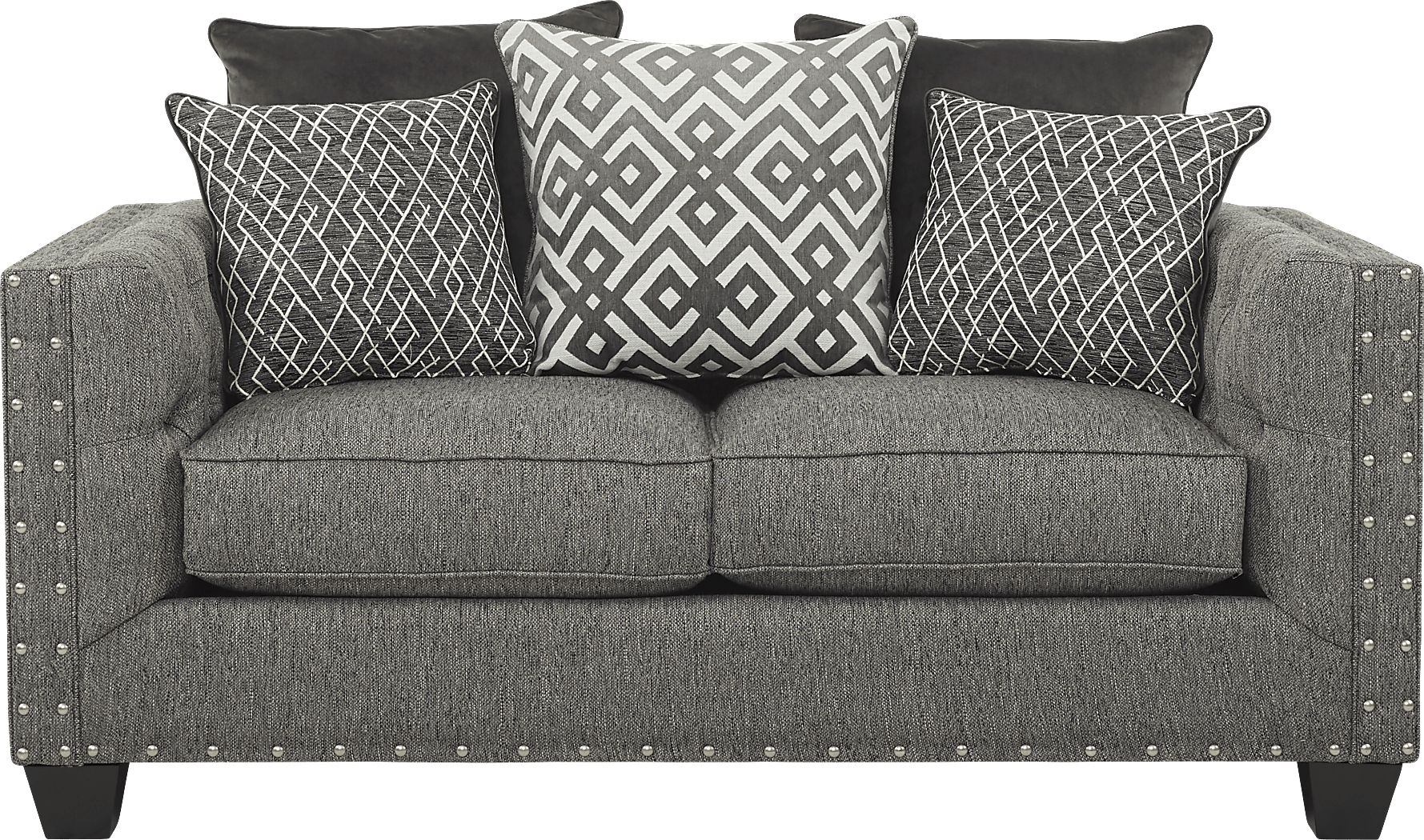 Cindy Crawford Home Chelsea Hills Gray Loveseat Rooms To Go