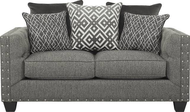 Cindy Crawford Home Chelsea Hills Gray 5 Pc Living Room - Thumbnail - Image 6
