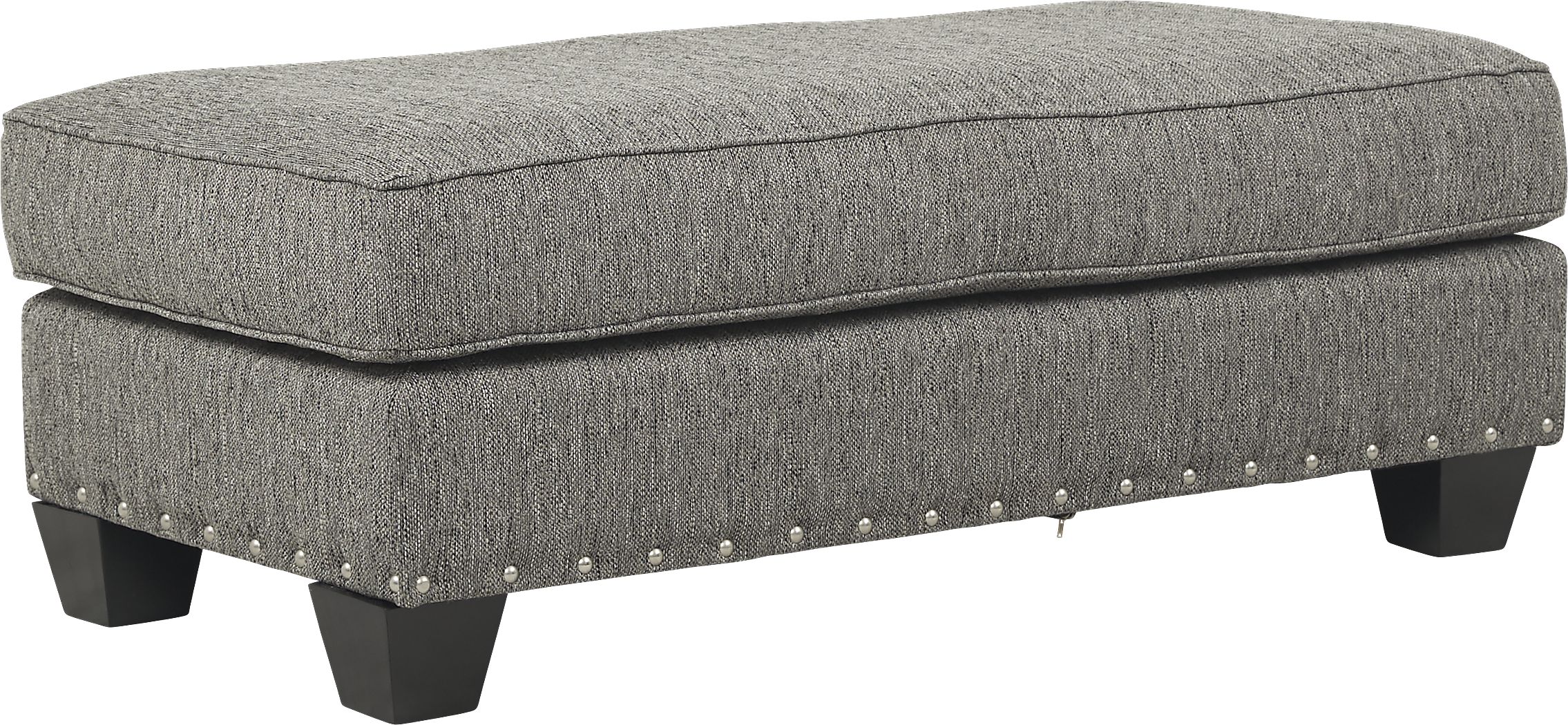 Cindy Crawford Home Chelsea Hills Gray Ottoman Rooms To Go