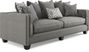 Cindy Crawford Chelsea Hills 5 Pc Gray Polyester Fabric Living Room Set ...