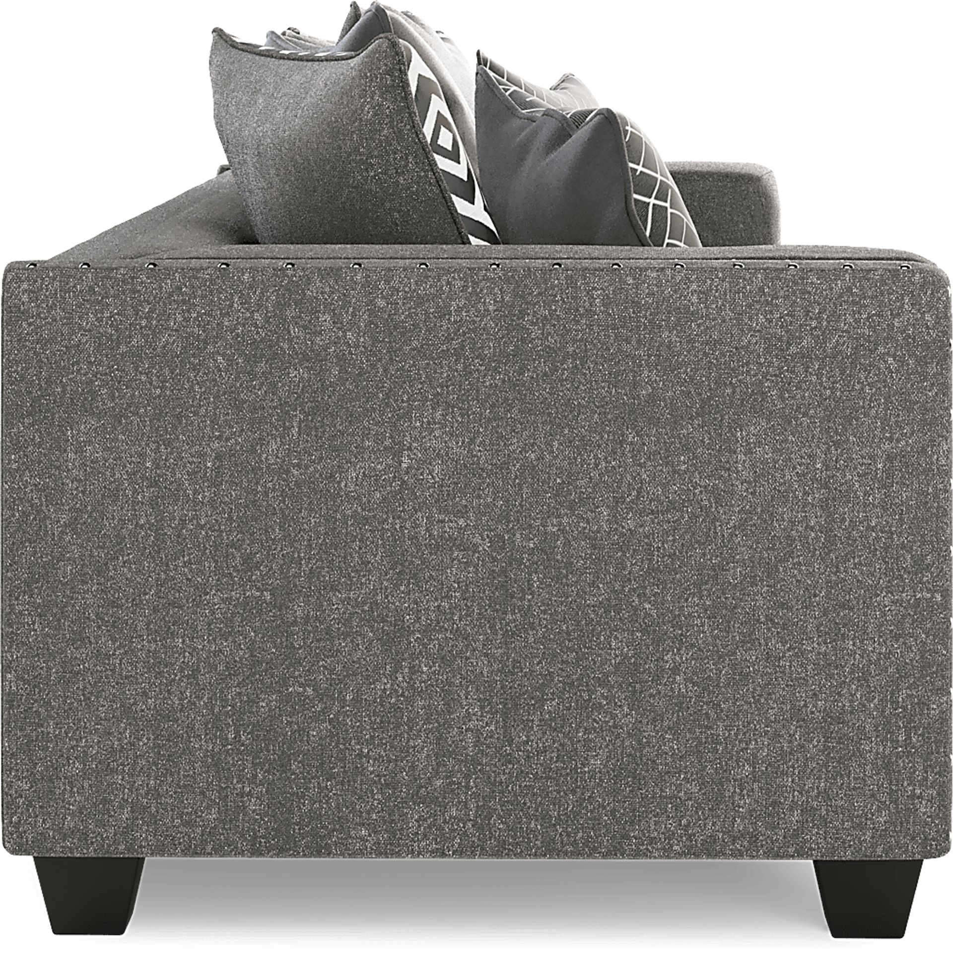 Cindy Crawford Chelsea Hills 8 Pc Gray Polyester Fabric