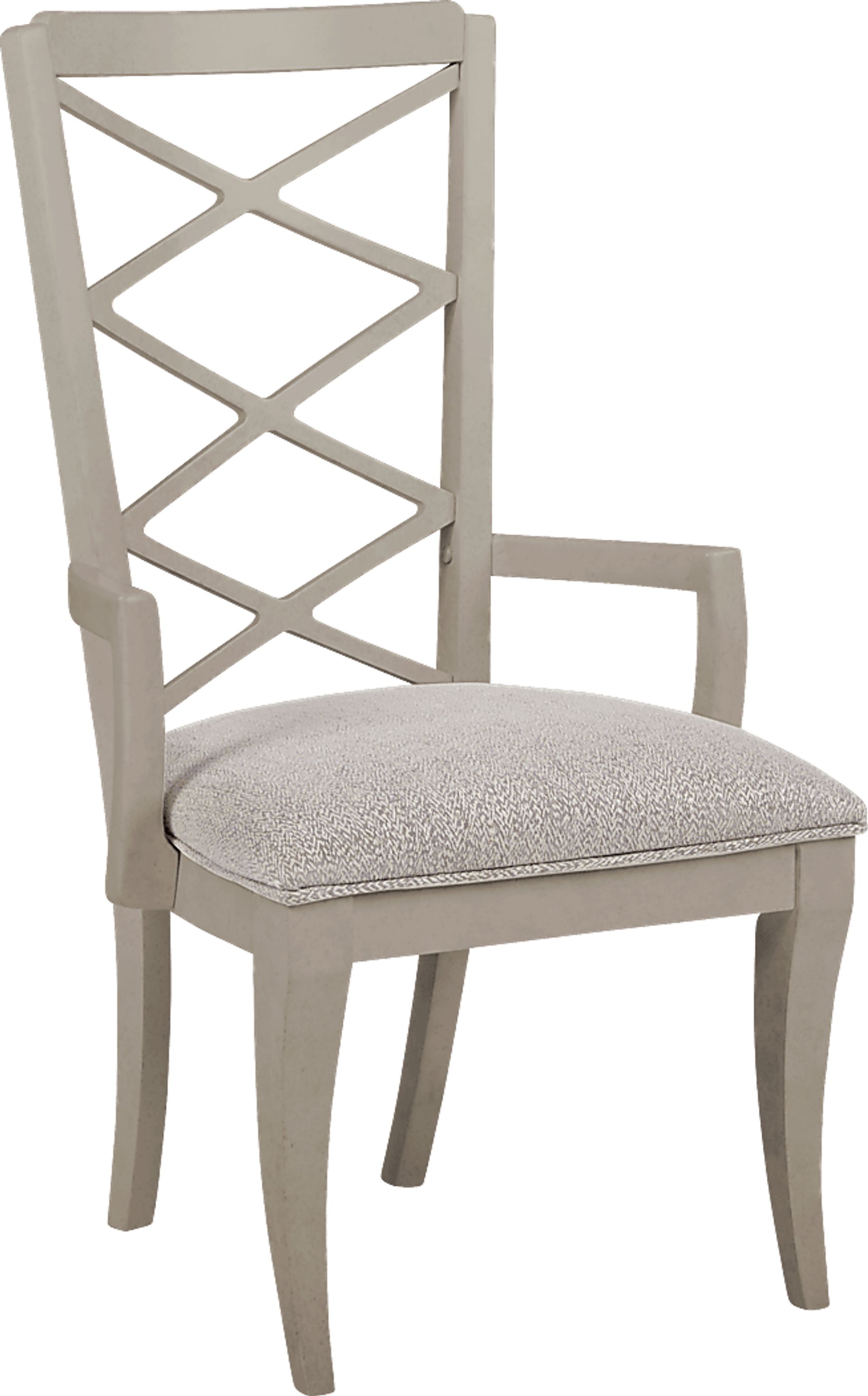 Cindy Crawford Home Clarendon Heights Gray Arm Chair - Image 1
