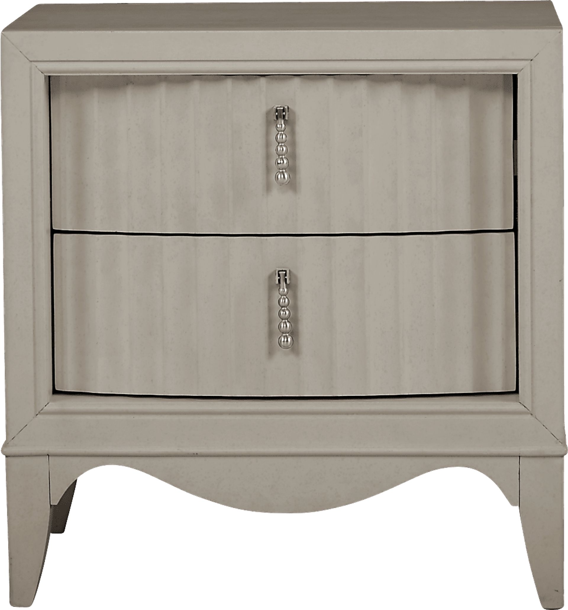 Cindy Crawford Home Clarendon Heights Gray Nightstand - Image 1