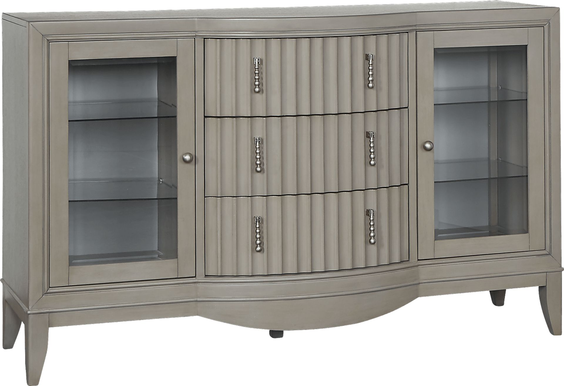 Cindy Crawford Home Clarendon Heights Gray Server - Image 1