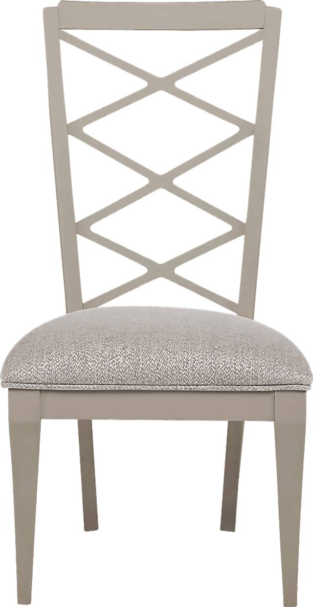 Cindy Crawford Home Clarendon Heights Gray Side Chair - Thumbnail - Image 2
