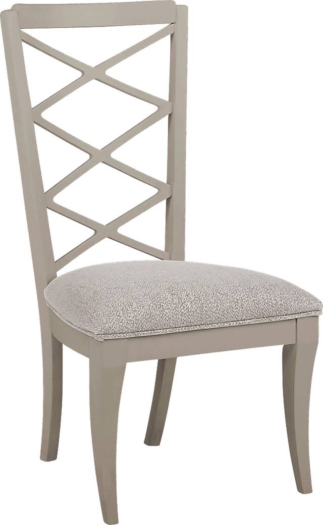 Cindy Crawford Home Clarendon Heights Gray Side Chair - Thumbnail - Image 1