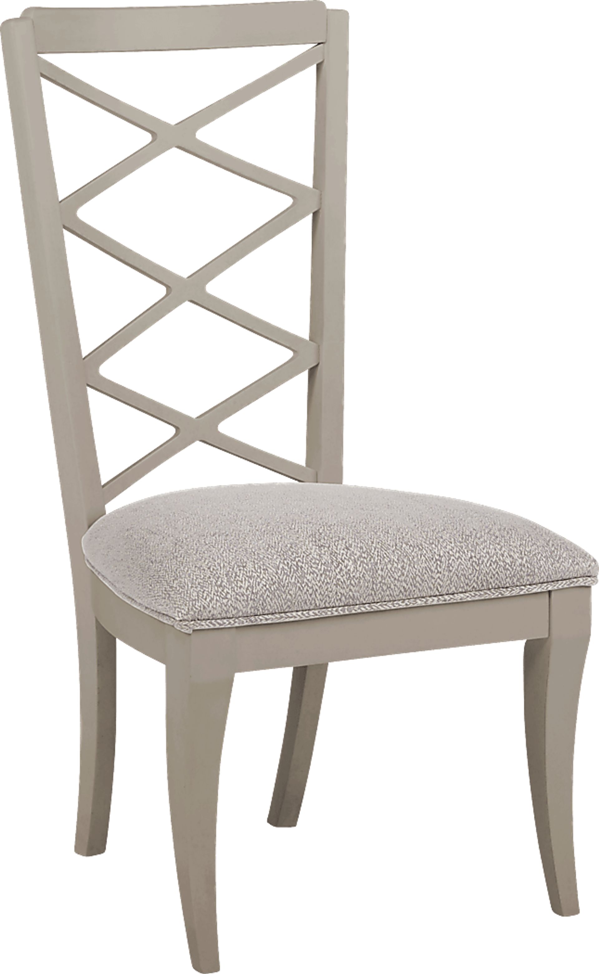 Cindy Crawford Home Clarendon Heights Gray Side Chair - Image 1