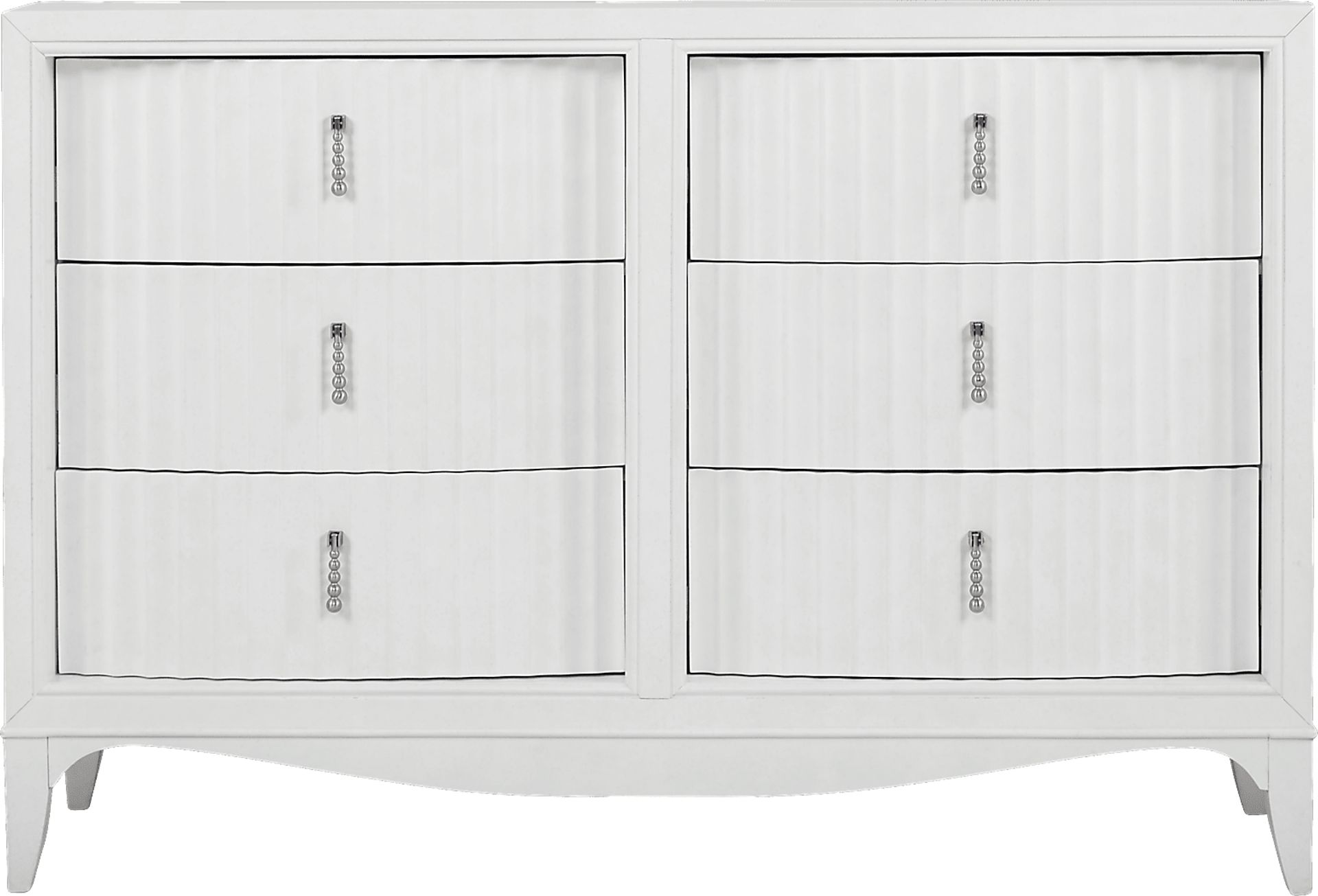 Cindy Crawford Home Clarendon Heights White Dresser - Image 1
