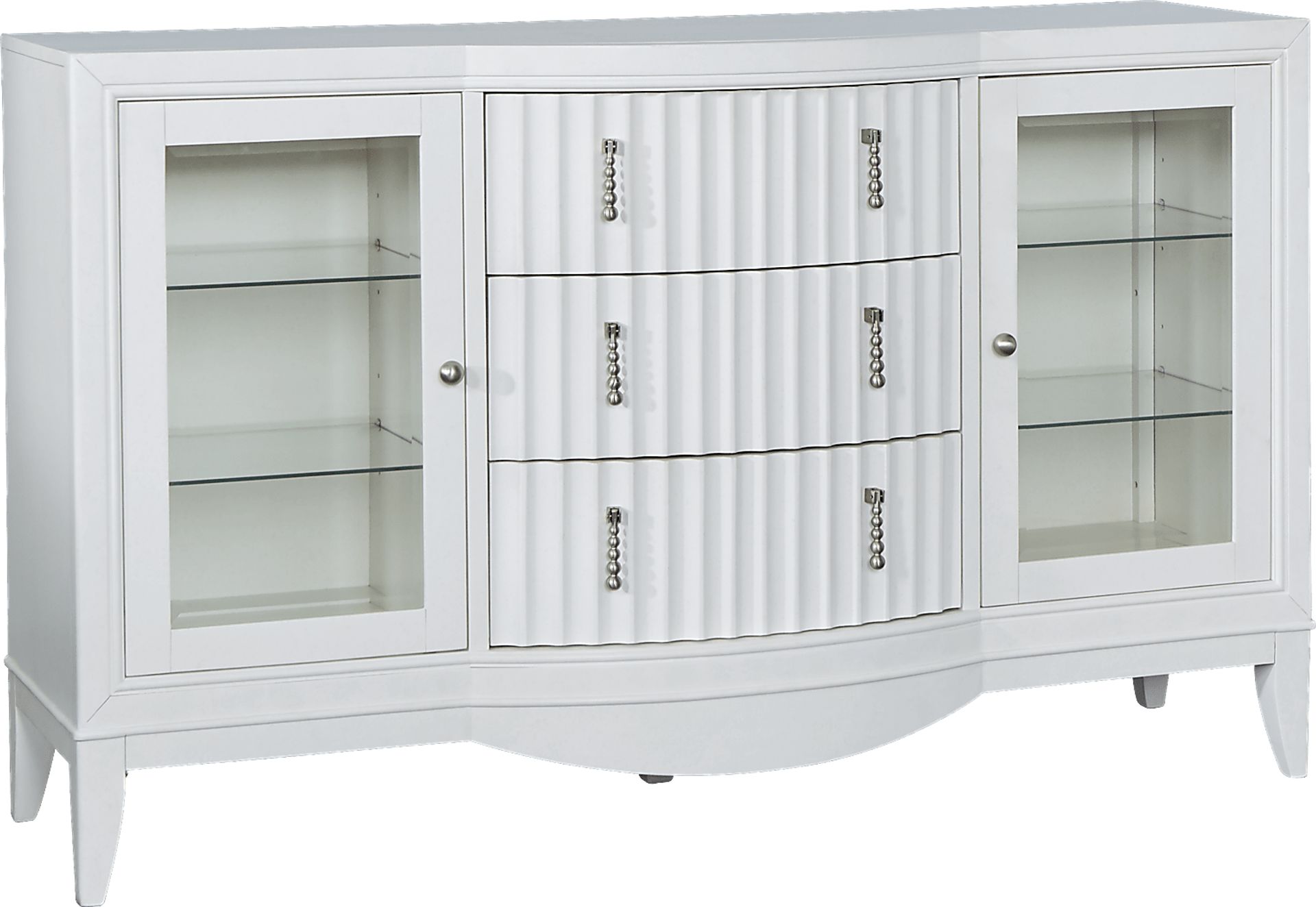 Cindy Crawford Home Clarendon Heights White Server - Image 1