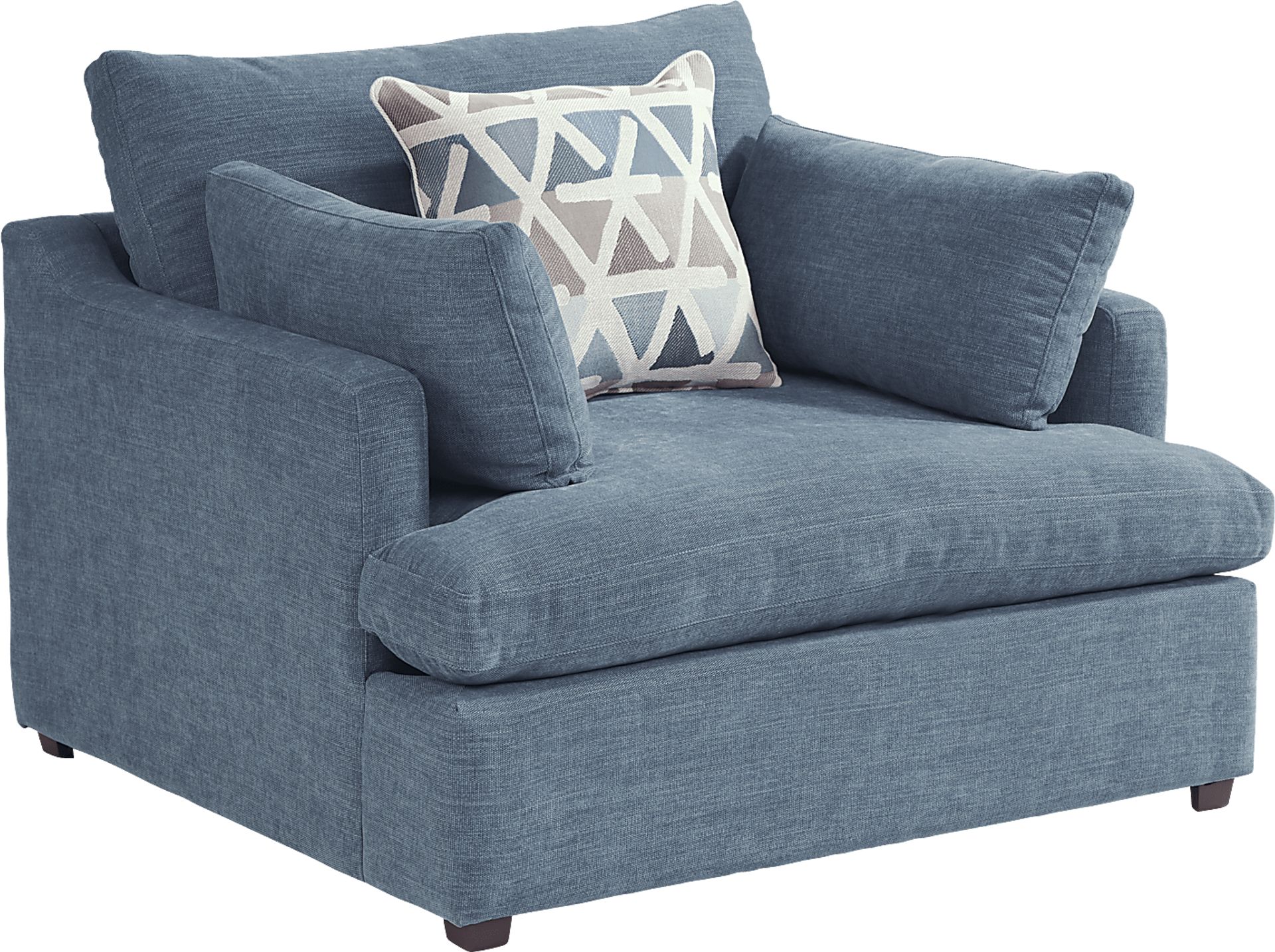 Cindy Crawford Home Emerson Park Denim 2 Pc Living Room - Image 5