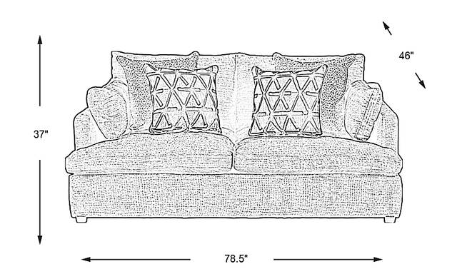 Dimension Image. Please refer to the Dimension Tab on this page for dimension details.