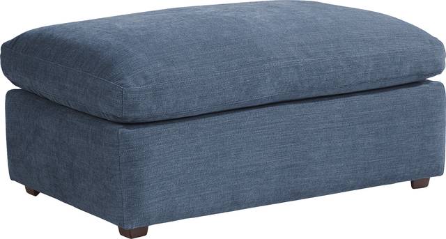 Emerson Park Denim Ottoman - Thumbnail - Image 2