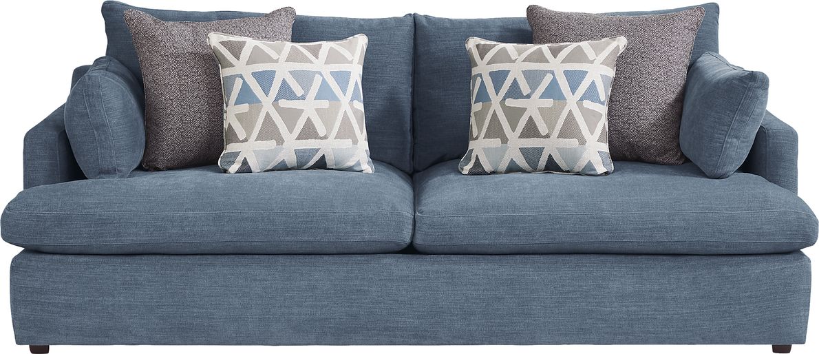 Cindy Crawford Denim Sofa Review Baci Living Room