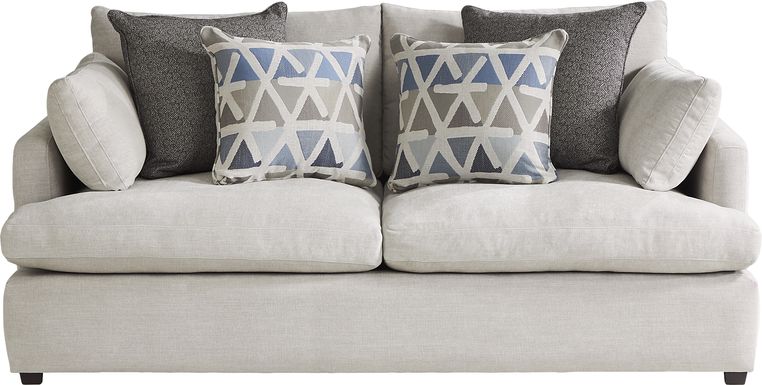 Cindy Crawford Home Emerson Park Silver Loveseat