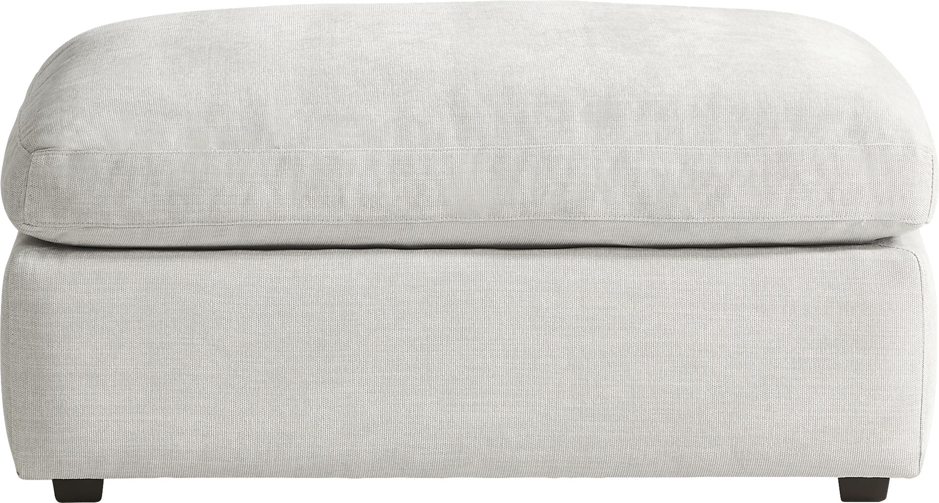 Emerson Park Silver Ottoman - Image 2