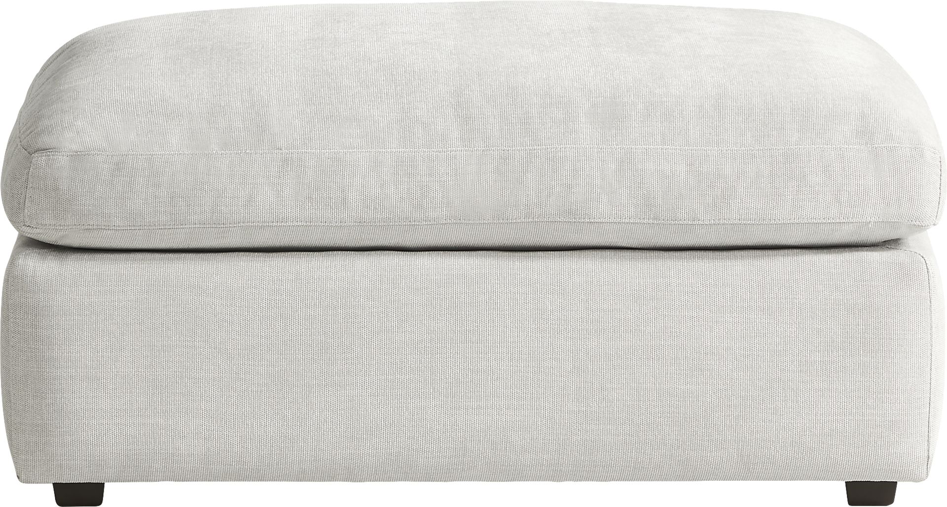 Emerson Park Silver Ottoman - Image 1