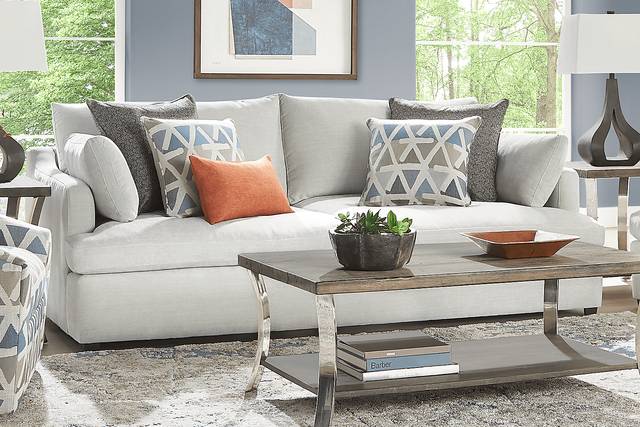 Cindy Crawford Home Emerson Park Silver 5 Pc Living Room - Thumbnail - Image 4