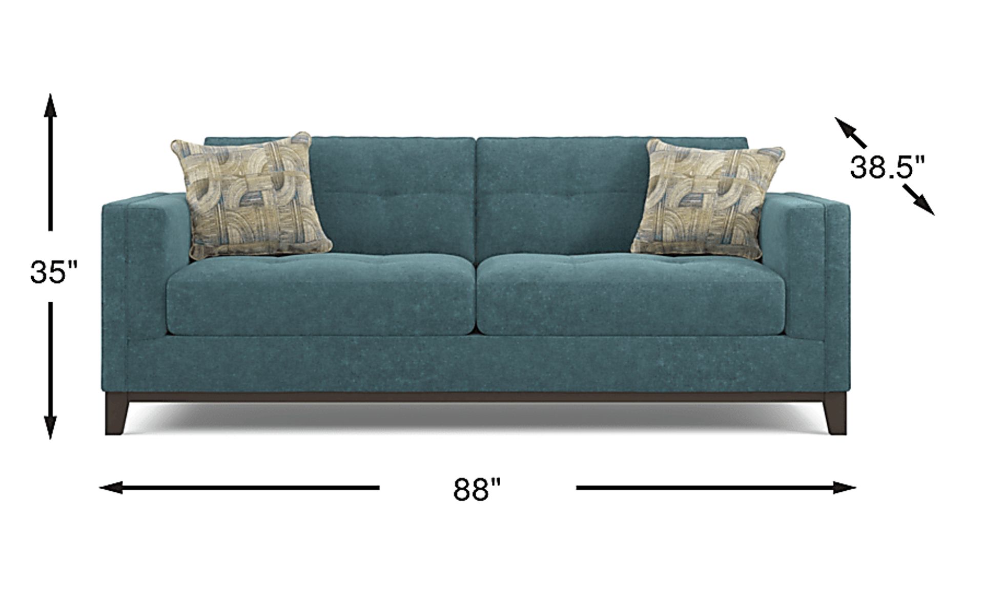 Dimension Image. Please refer to the Dimension Tab on this page for dimension details.