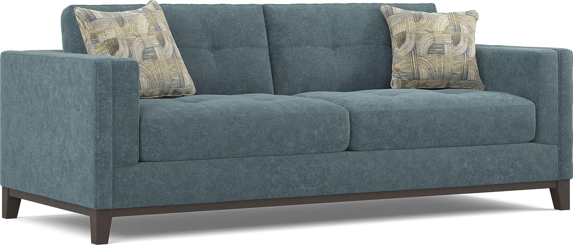 Cindy Crawford Home Everleigh Place Lagoon 7 Pc Living Room with Sleeper Sofa - Image 4