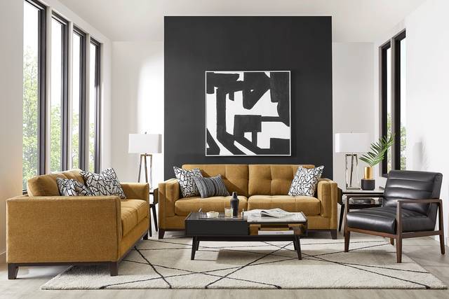 Cindy Crawford Home Everleigh Place Topaz 7 Pc Living Room - Thumbnail - Image 1