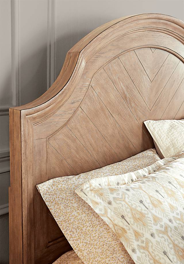 Cindy Crawford Home French Cottage Natural 3 Pc Queen Panel Bed - Thumbnail - Image 3