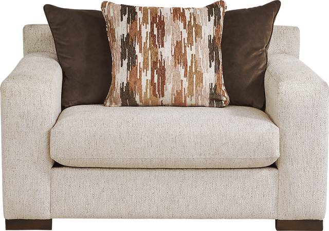 Cindy Crawford Home Glenwood Springs Beige 7 Pc Living Room - Thumbnail - Image 7
