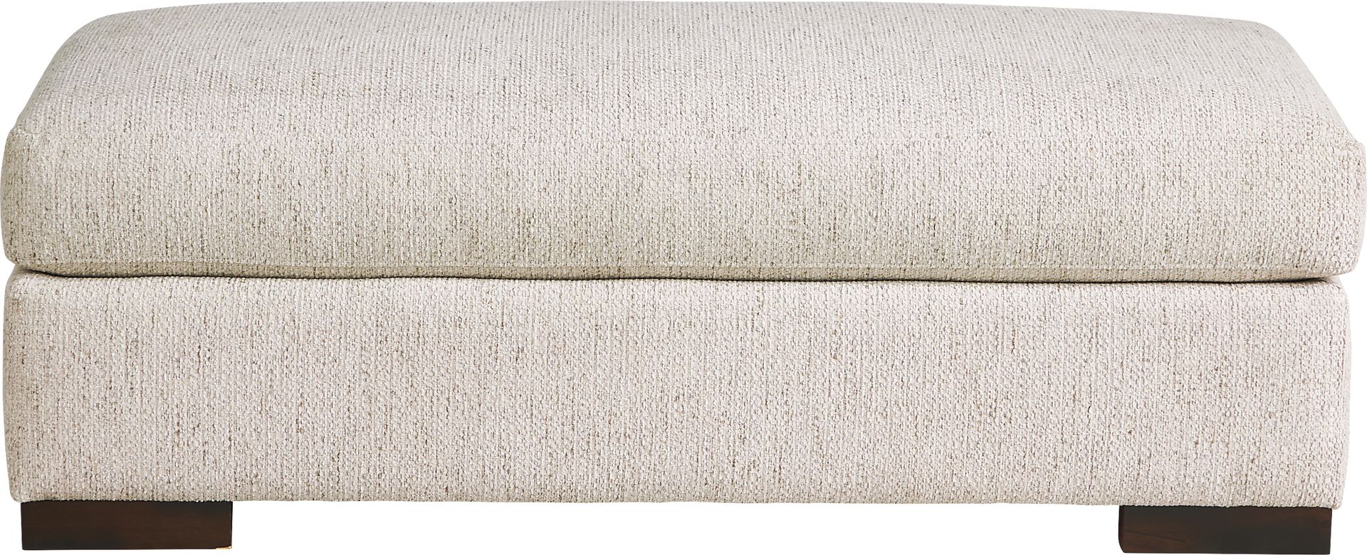 Cindy Crawford Home Glenwood Springs Beige Ottoman - Image 2