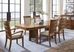 Cindy Crawford Home Golden Isles Brown 5 Pc Rectangle Trestle Dining Room