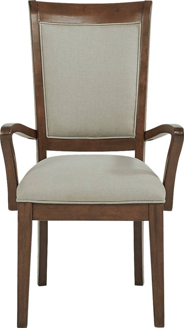 Cindy Crawford Home Golden Isles Brown Arm Chair - Thumbnail - Image 3