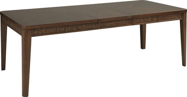 Cindy Crawford Home Golden Isles Brown Rectangle Dining Table - Thumbnail - Image 3