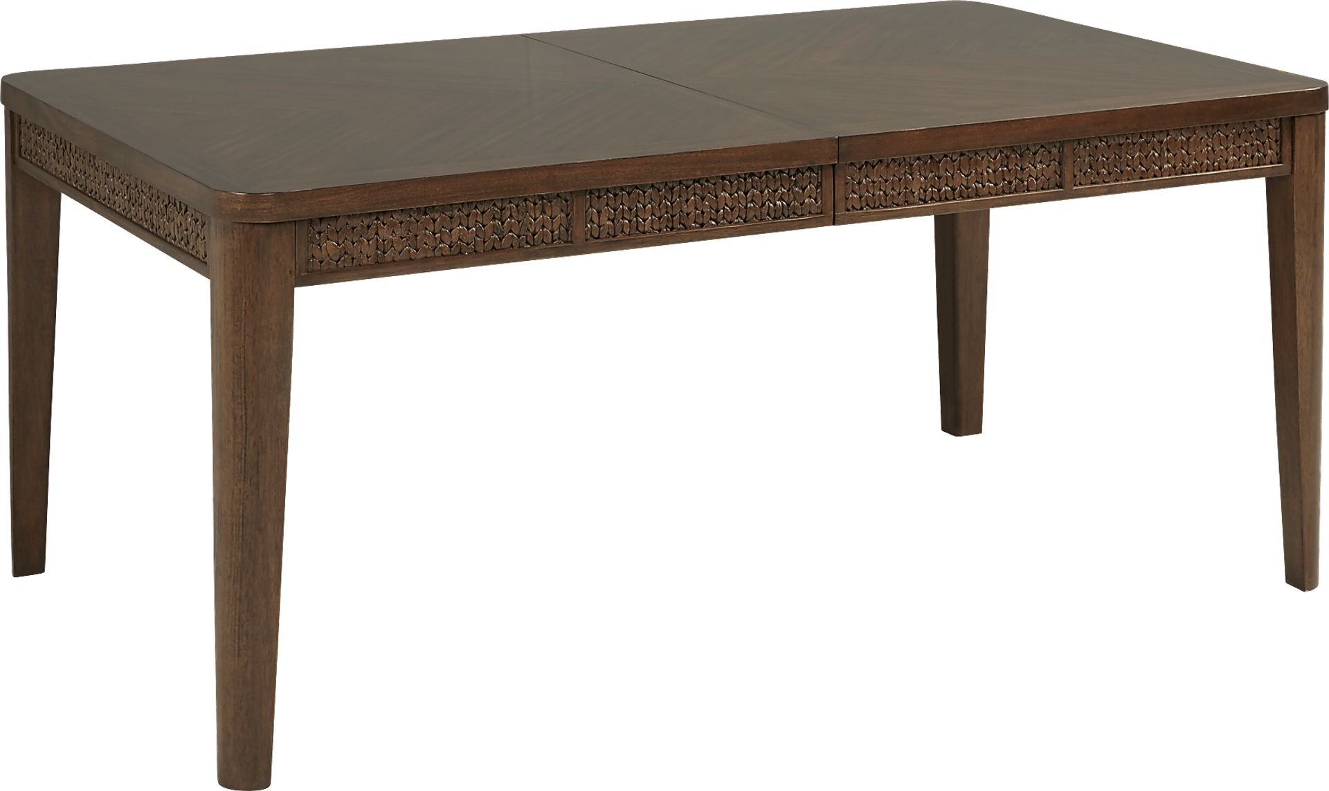 Cindy Crawford Home Golden Isles Brown Rectangle Dining Table - Image 1