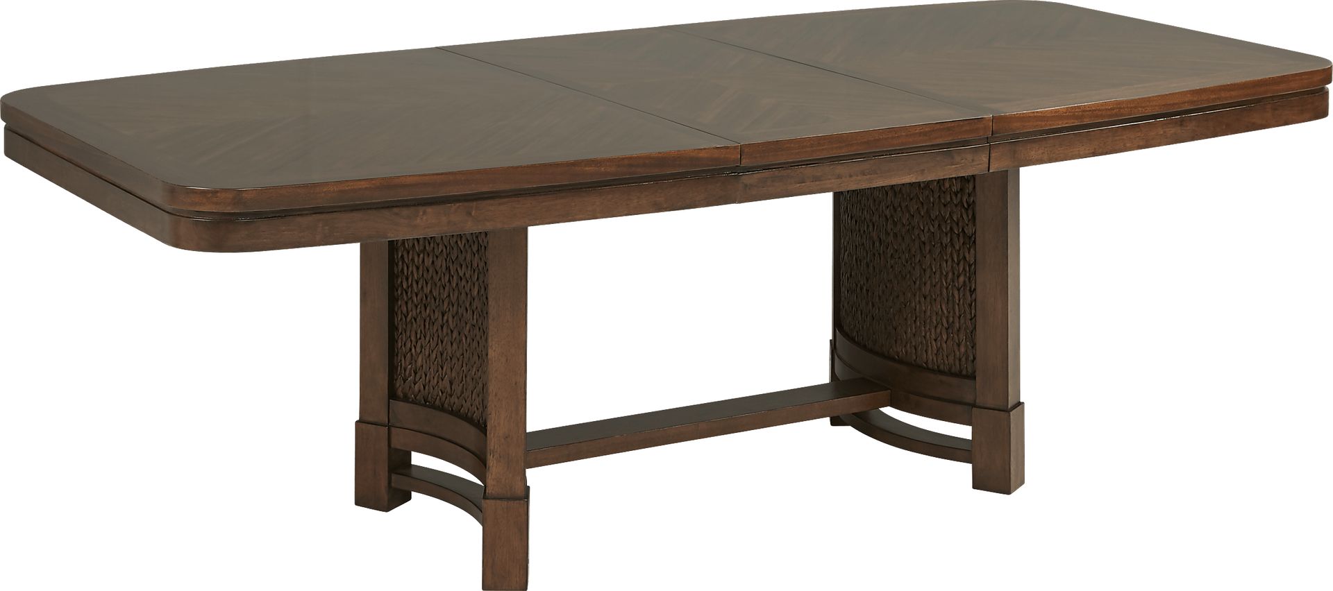 Cindy Crawford Home Golden Isles Brown 5 Pc Rectangle Trestle Dining Room - Image 4