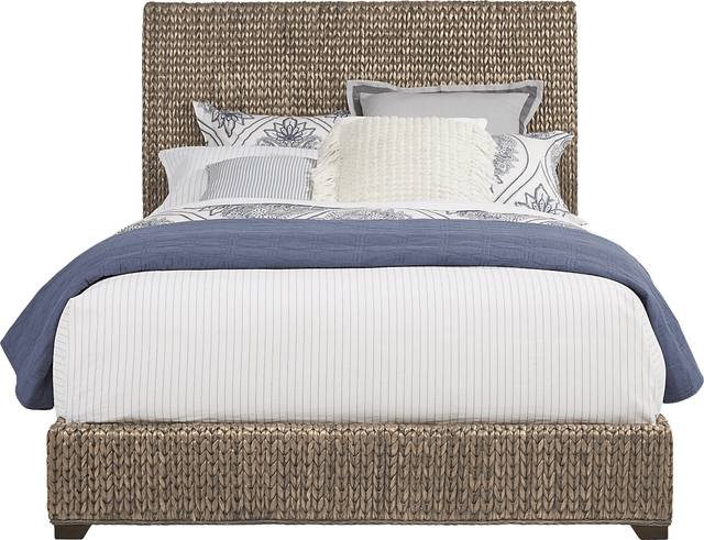 Golden Isles Gray 3 Pc Queen Woven Bed - Thumbnail - Image 1