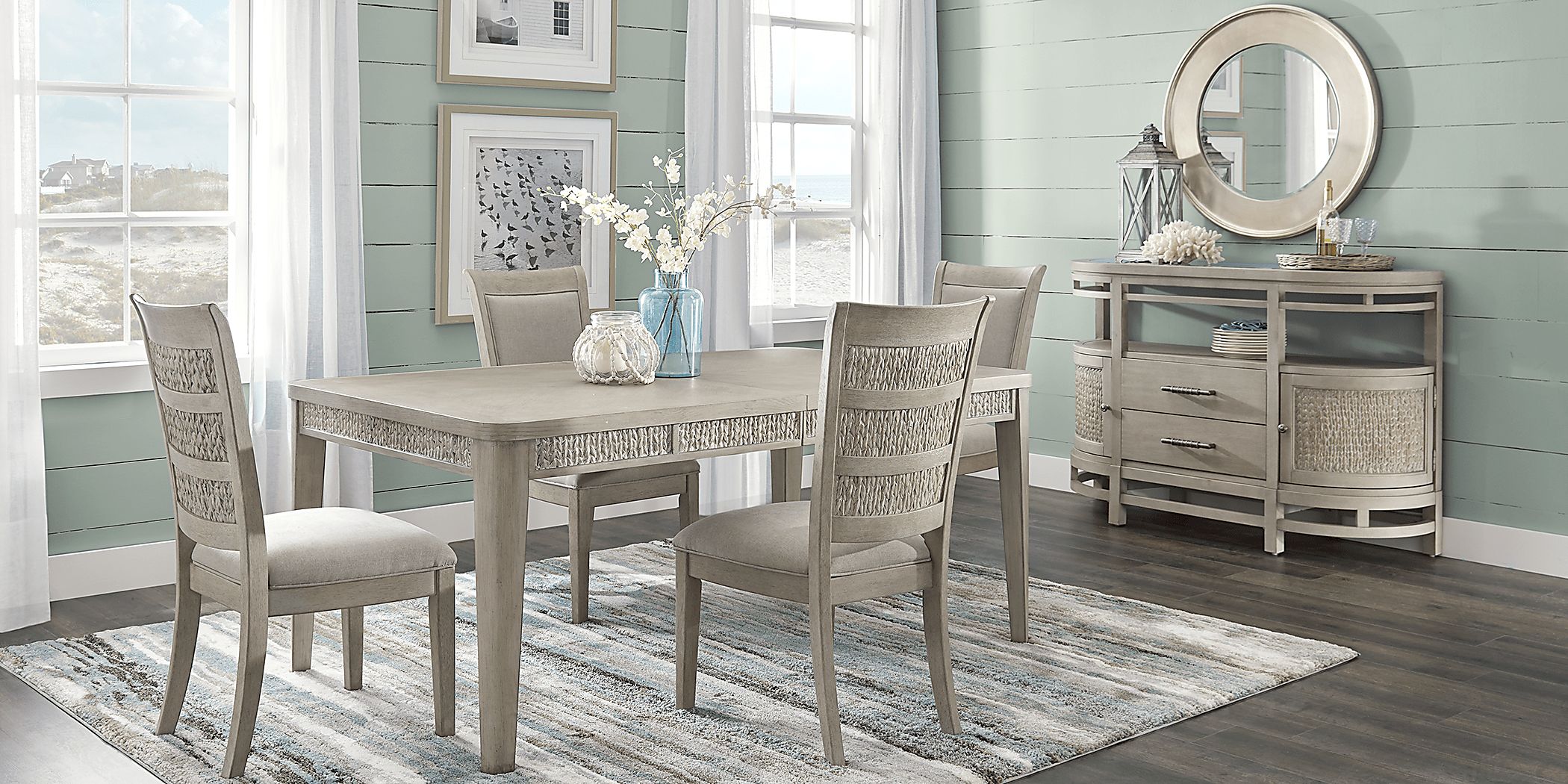 Rooms to go discount cindy crawford dining table