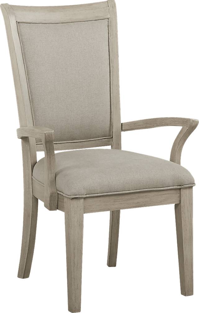 Cindy Crawford Home Golden Isles Gray Arm Chair - Thumbnail - Image 1