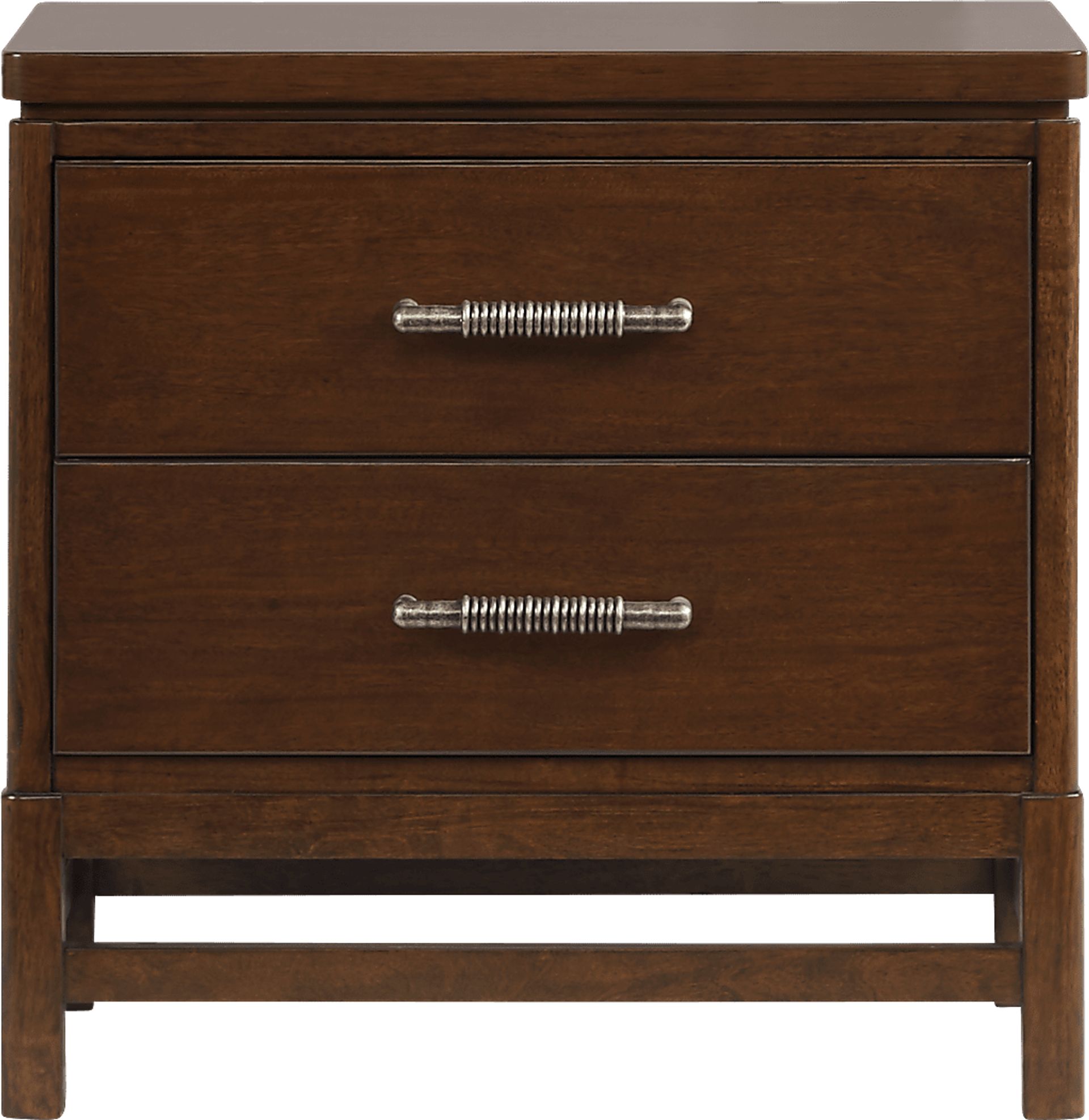Cindy Crawford Home Golden Isles Tobacco Nightstand - Image 1
