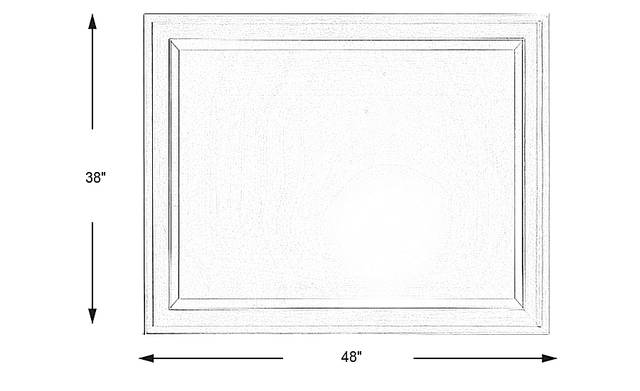 Dimension Image. Please refer to the Dimension Tab on this page for dimension details.