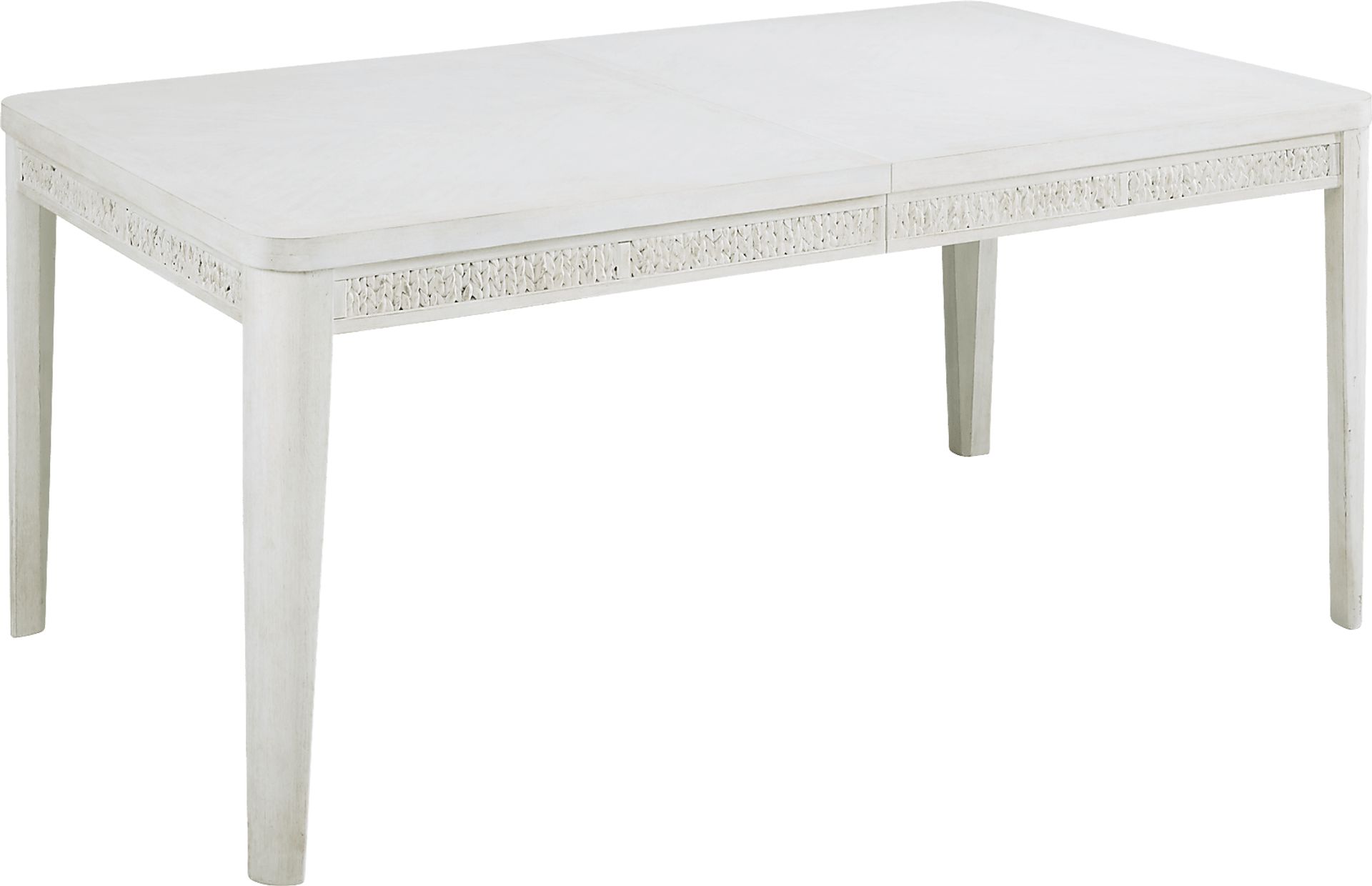 Cindy Crawford Home Golden Isles White Rectangle Dining Table - Image 1