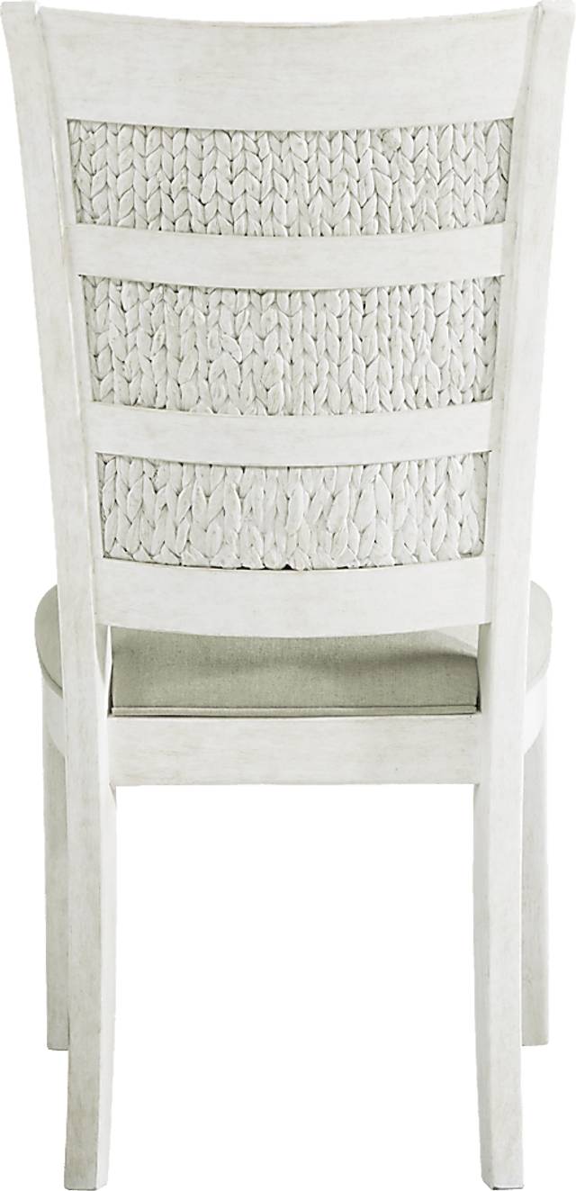 Cindy Crawford Home Golden Isles White Side Chair - Thumbnail - Image 3