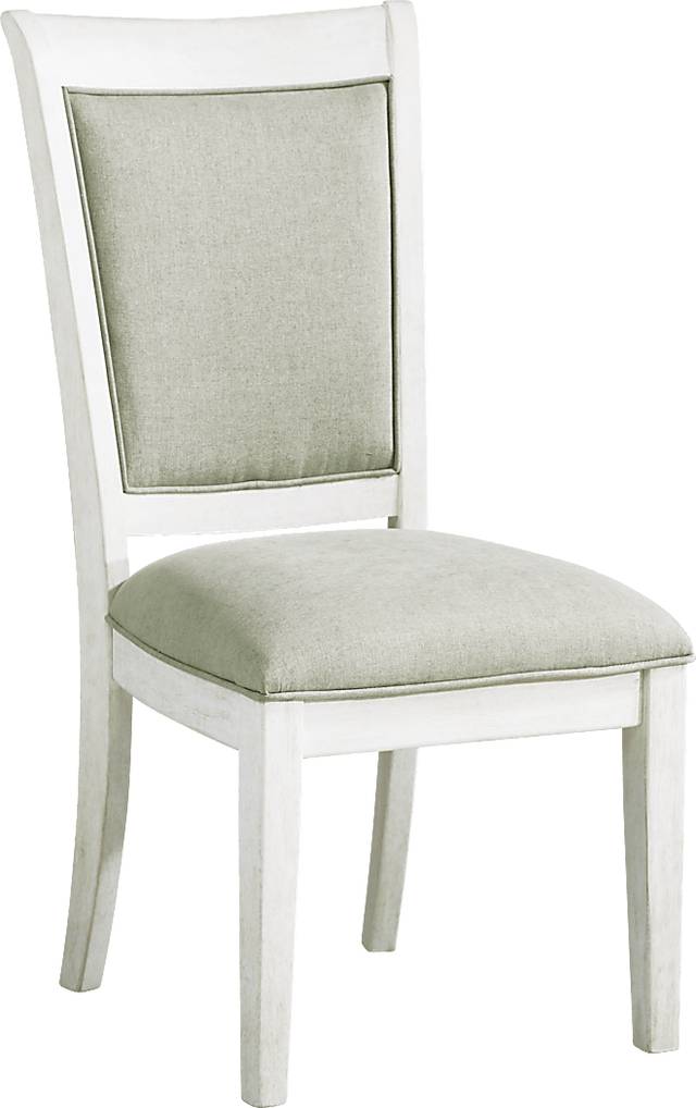 Cindy Crawford Home Golden Isles White Side Chair - Thumbnail - Image 1