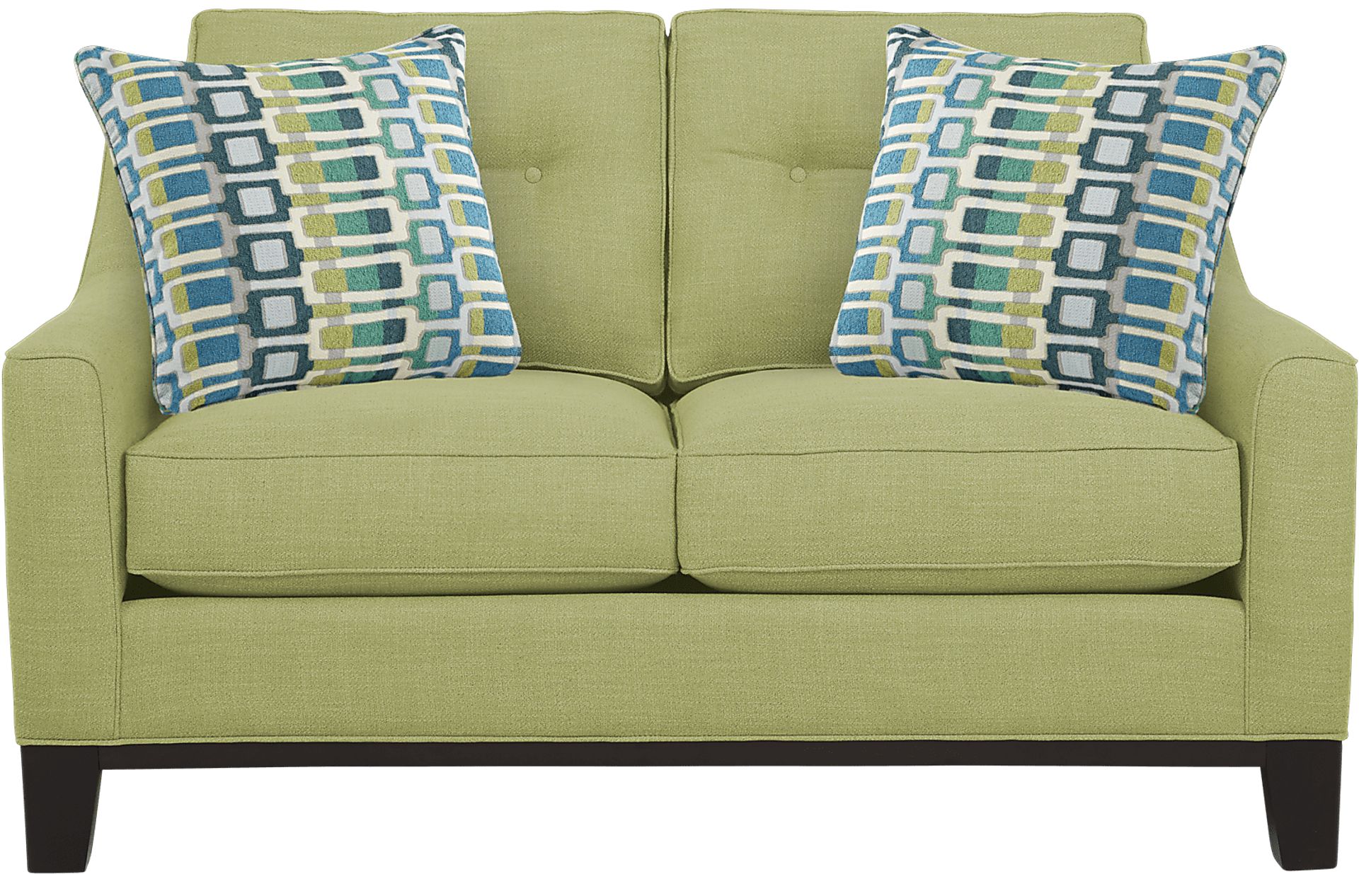 Cindy Crawford Home Gramercy Park Kiwi Loveseat - Image 1
