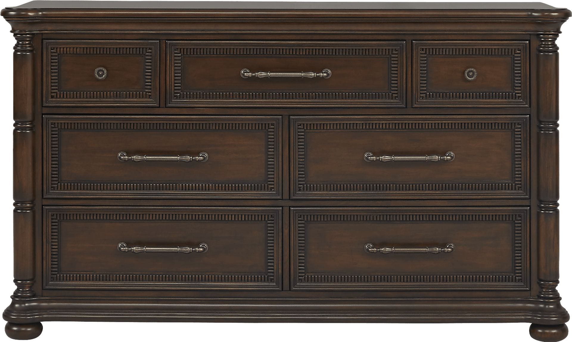 Cindy Crawford Home Grand Cayman Brown 8 Pc King Canopy Bedroom - Image 4